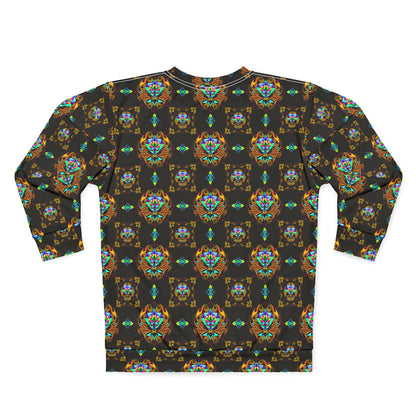Unisex Sweatshirt (AOP), Scorpio, Zodiac v4, Jewel Pattern