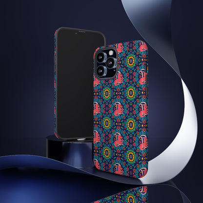 Tough Cases, Capricorn, Zodiac v1, Flower Pattern
