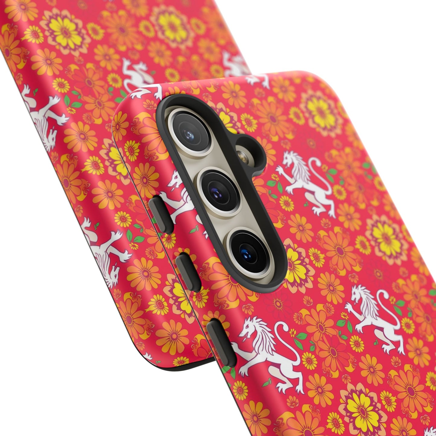 Tough Cases, Leo, Zodiac v4, Flower Pattern