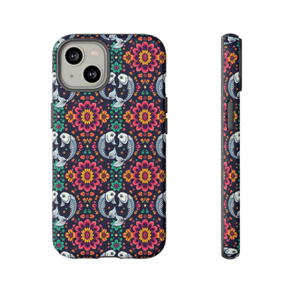 Tough Cases, Pisces, Zodiac v4, Flower Pattern