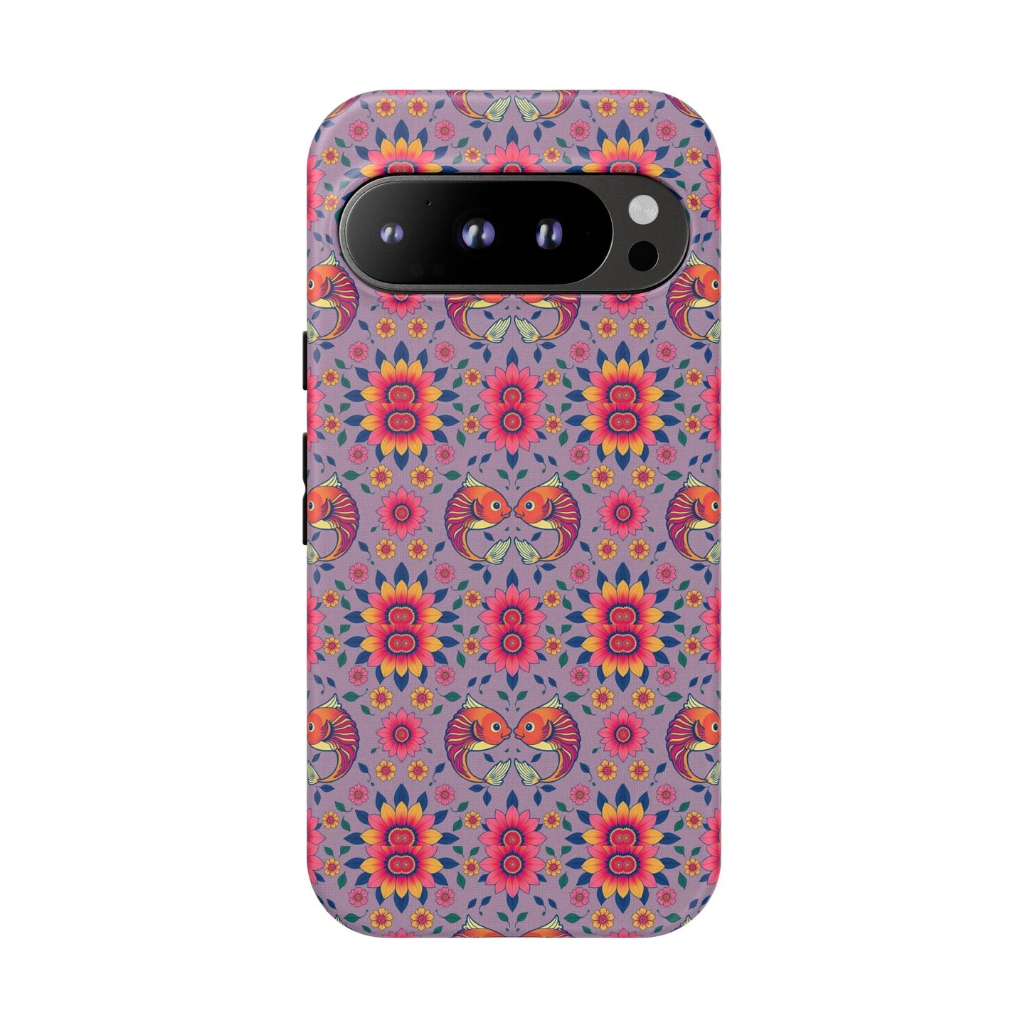 Tough Cases, Pisces, Zodiac v3, Flower Pattern