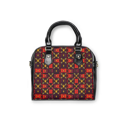 Shoulder Handbag, Sagittarius, Zodiac v1, Shapes Pattern