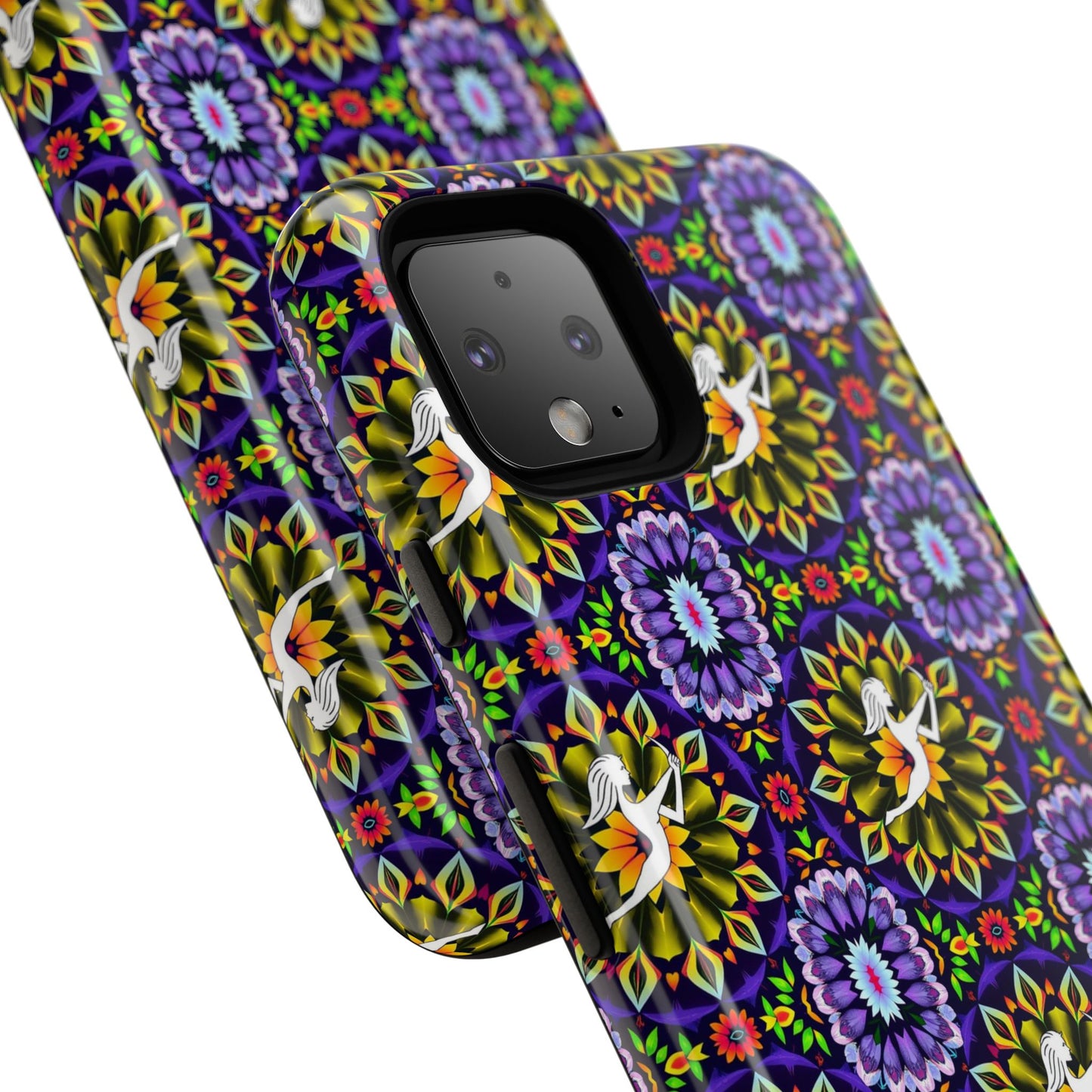 Tough Cases, Sagittarius, Zodiac v1, Flower Pattern
