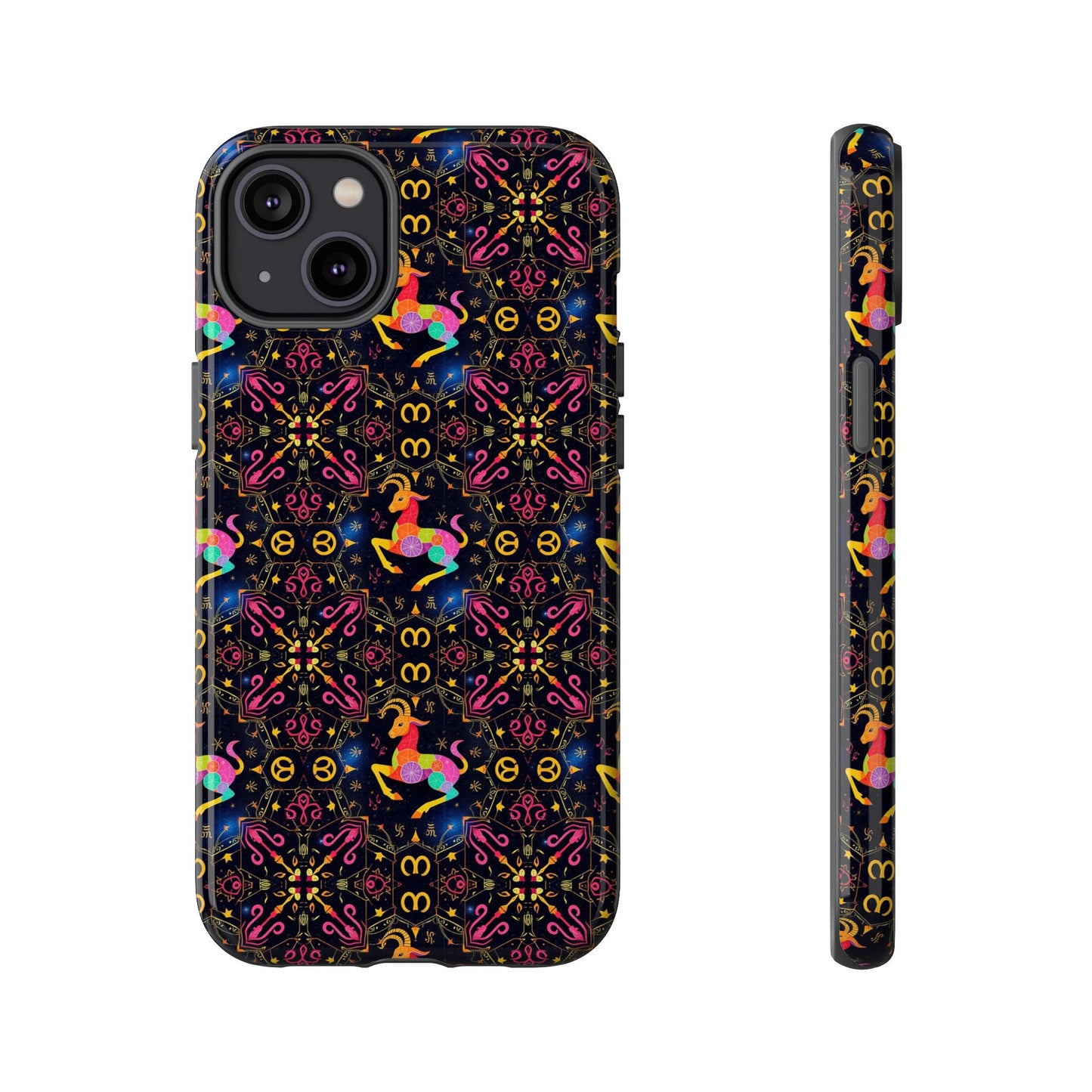 Tough Cases, Capricorn, Zodiac v2, Metal Pattern