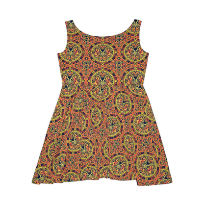 Women's Skater Dress, AOP, Zodiac, Aries, Pattern