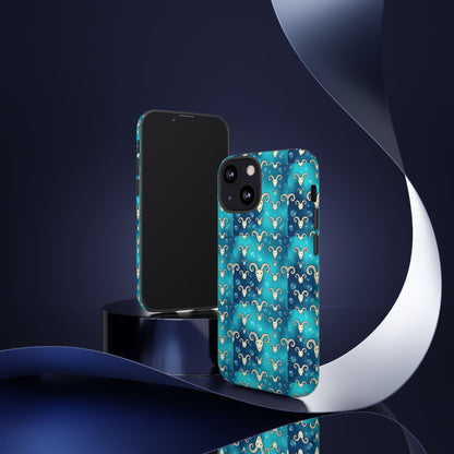 Tough Cases, Aries, Zodiac v1, Bubble Pattern
