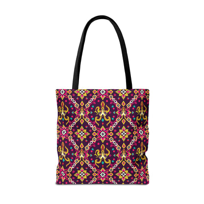 Tote Bag (AOP), Capricorn, Zodiac, Jewel Pattern
