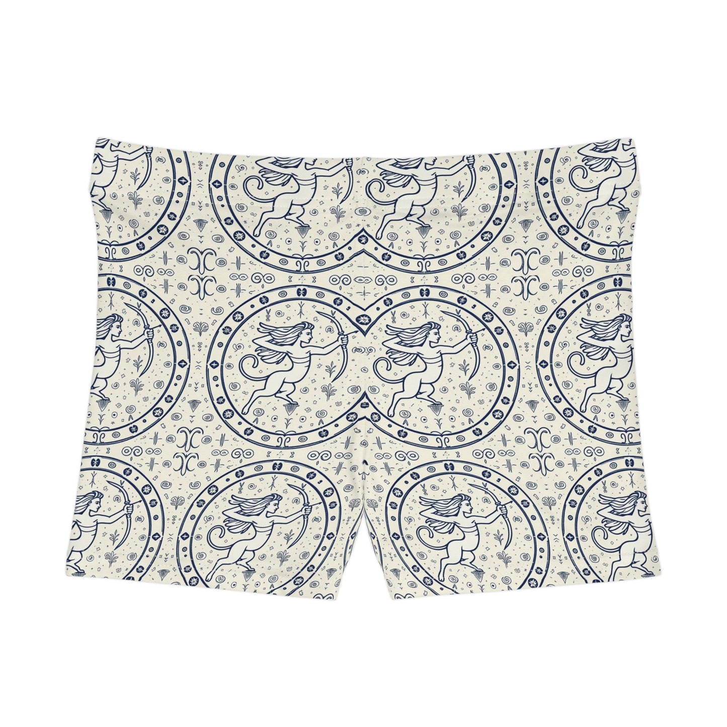 Women's Shorts, AOP, Sagittarius, Zodiac, Pattern
