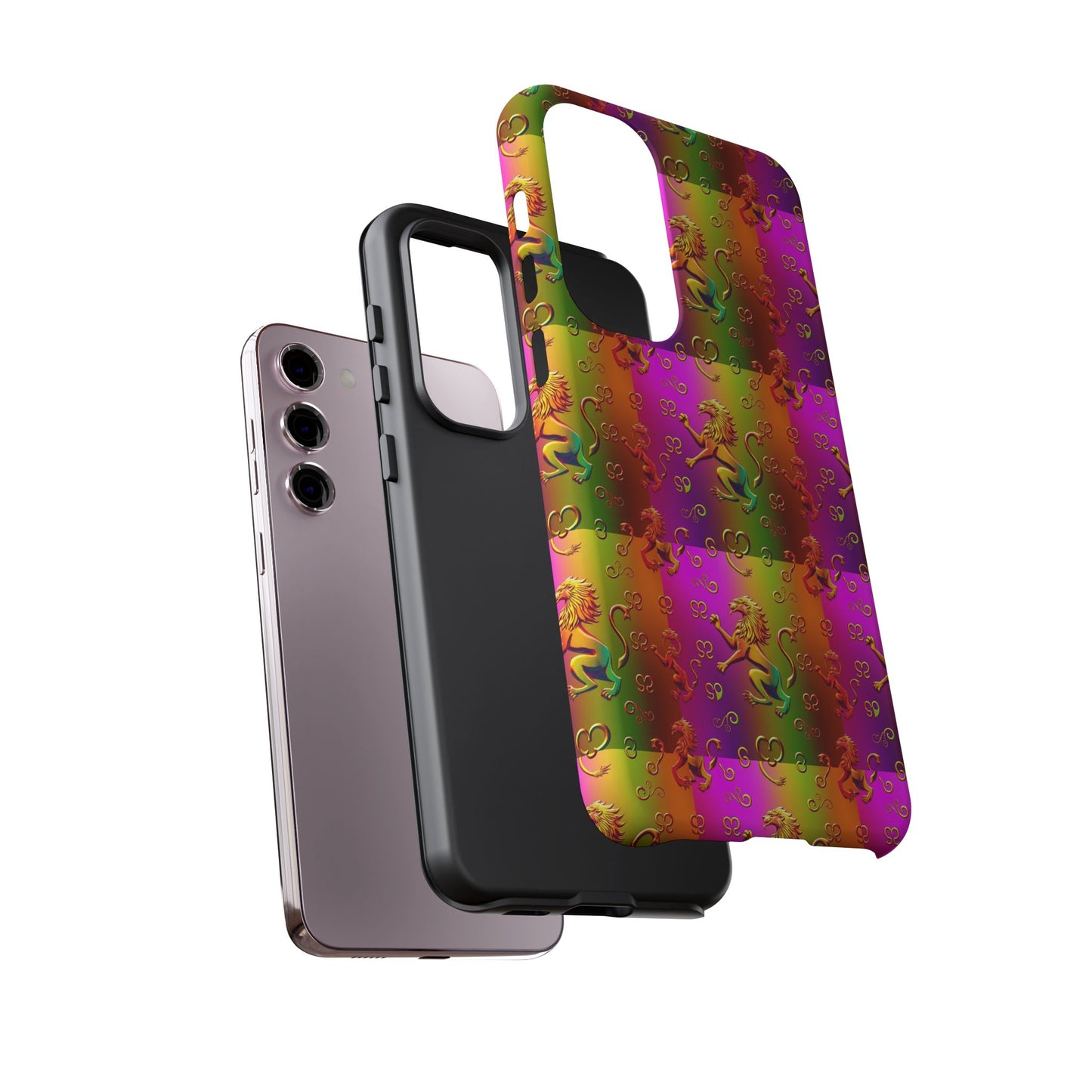 Tough Cases, Leo, Zodiac v1, Metal Pattern