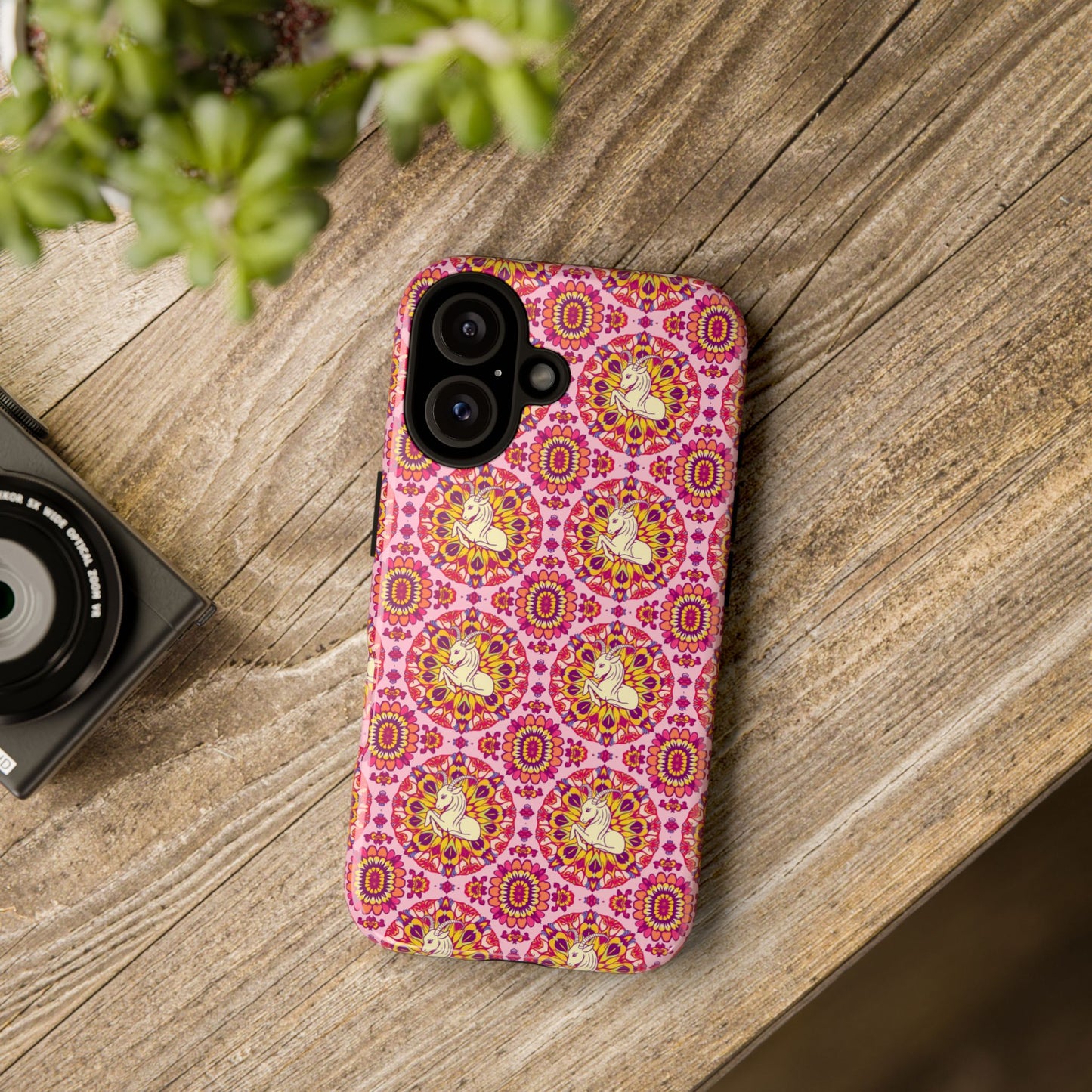 Tough Cases, Capricorn, Zodiac v4, Flower Pattern