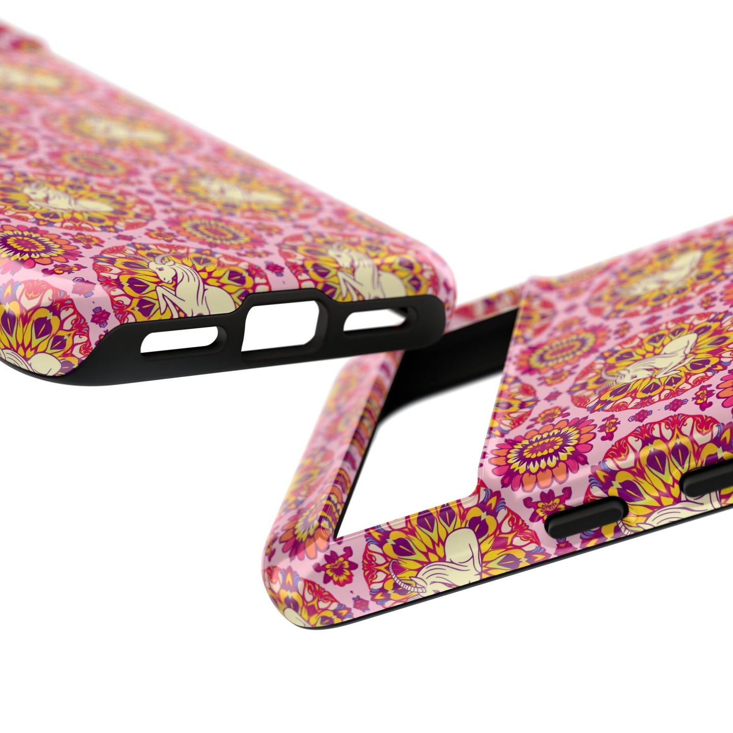 Tough Cases, Capricorn, Zodiac v4, Flower Pattern