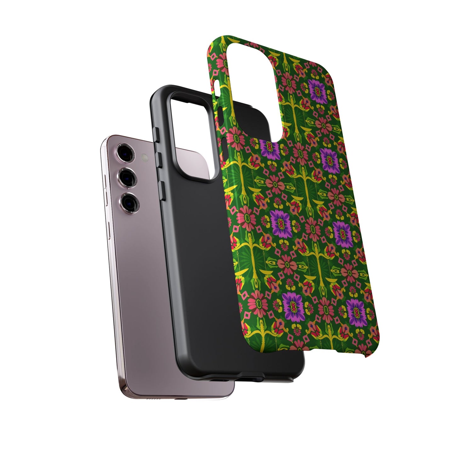Tough Cases, Libra, Zodiac, Flower Pattern