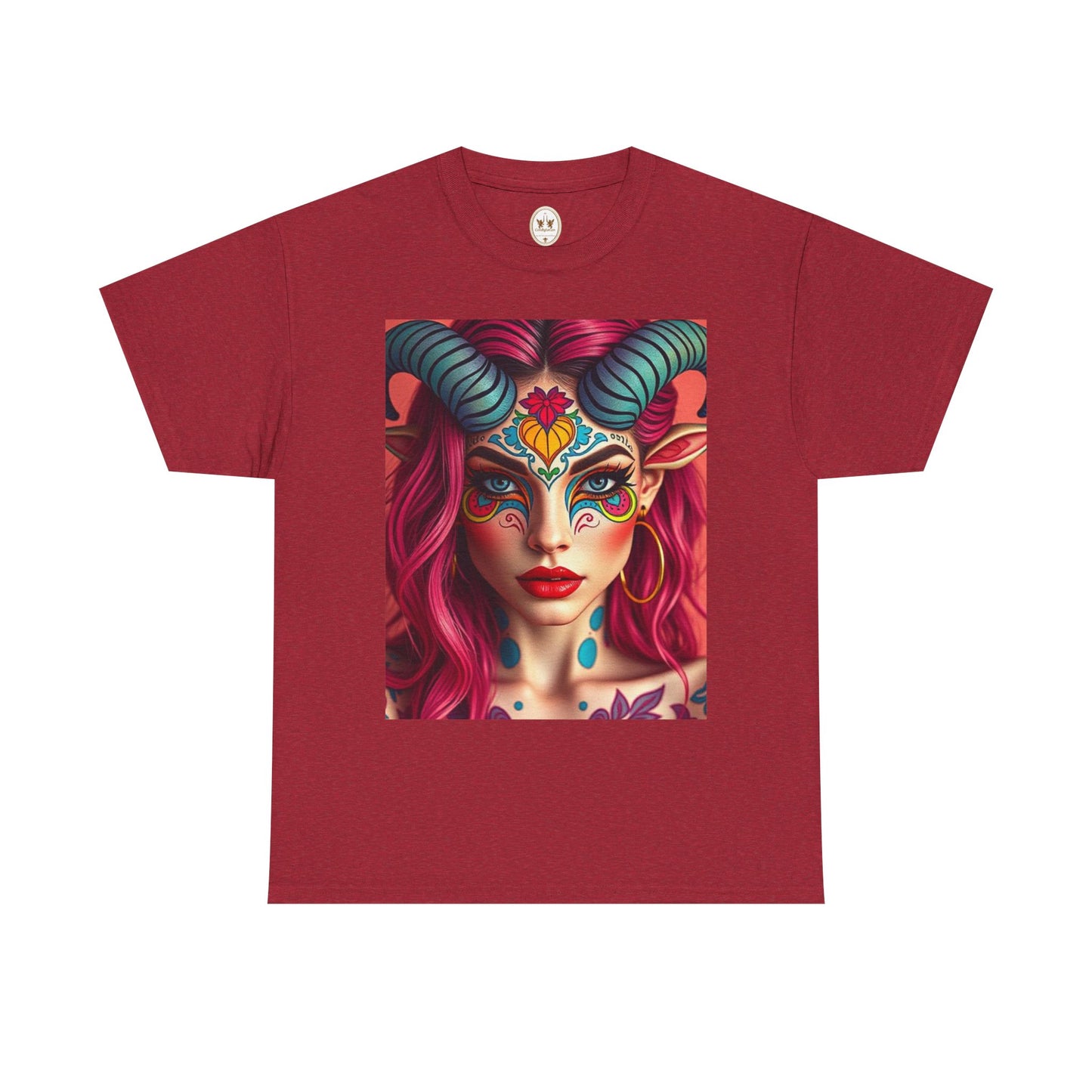 Unisex Heavy Cotton T-Shirt, Taurus, Zodiac, Sexy Art