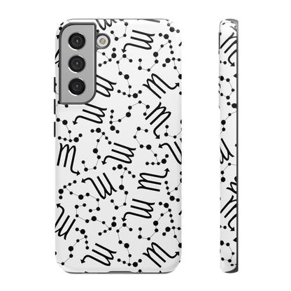 Tough Cases with the Scorpio Zodiac sign for iPhone, Samsung Galaxy, and Google Pixel devices