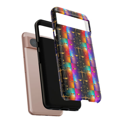 Tough Cases, Libra, Zodiac v1, Metal Pattern