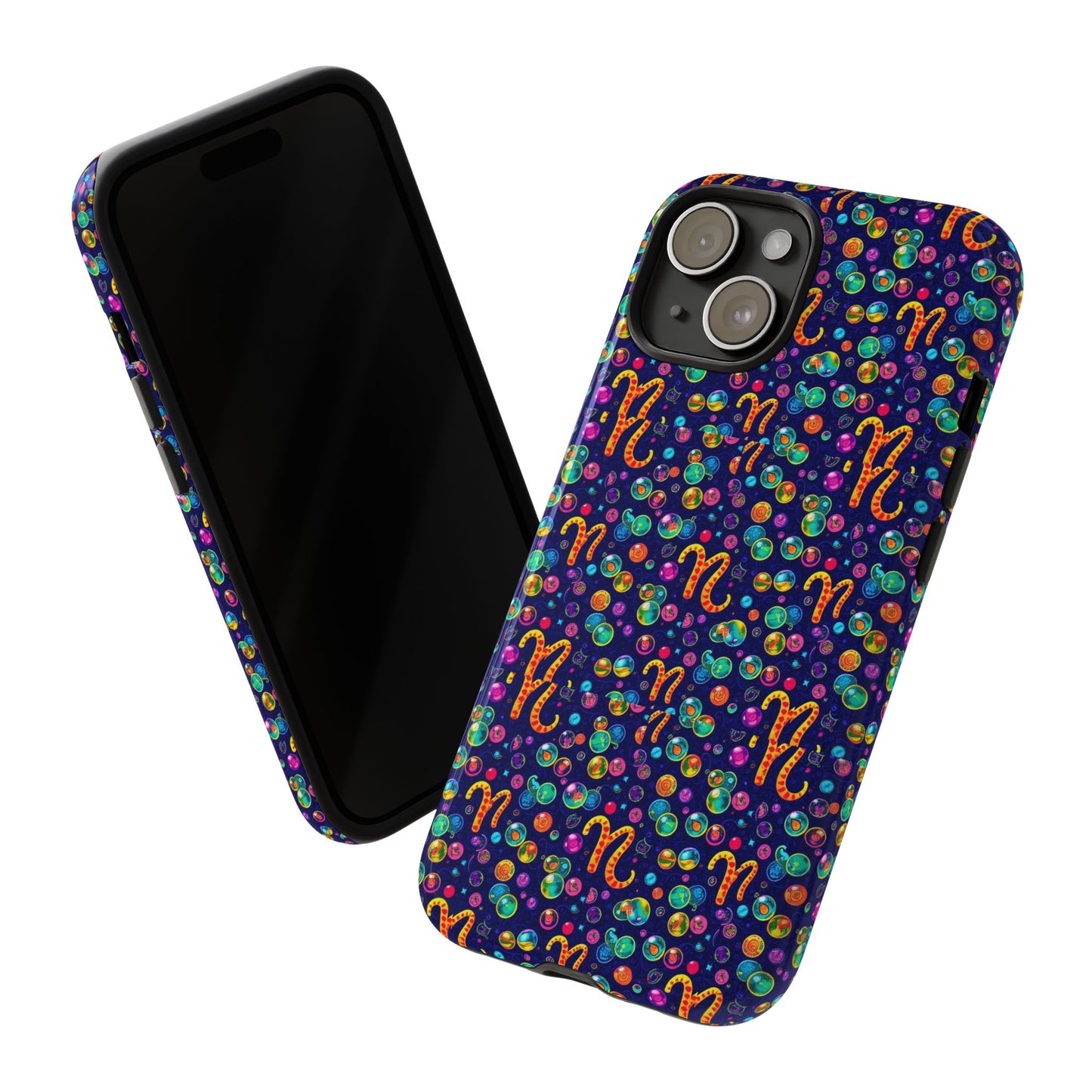 Tough Cases, Aquarius, Zodiac, Bubble Pattern