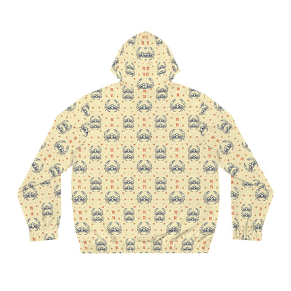 Full-Zip Hoodie (AOP), Cancer, Zodiac v4, Pattern