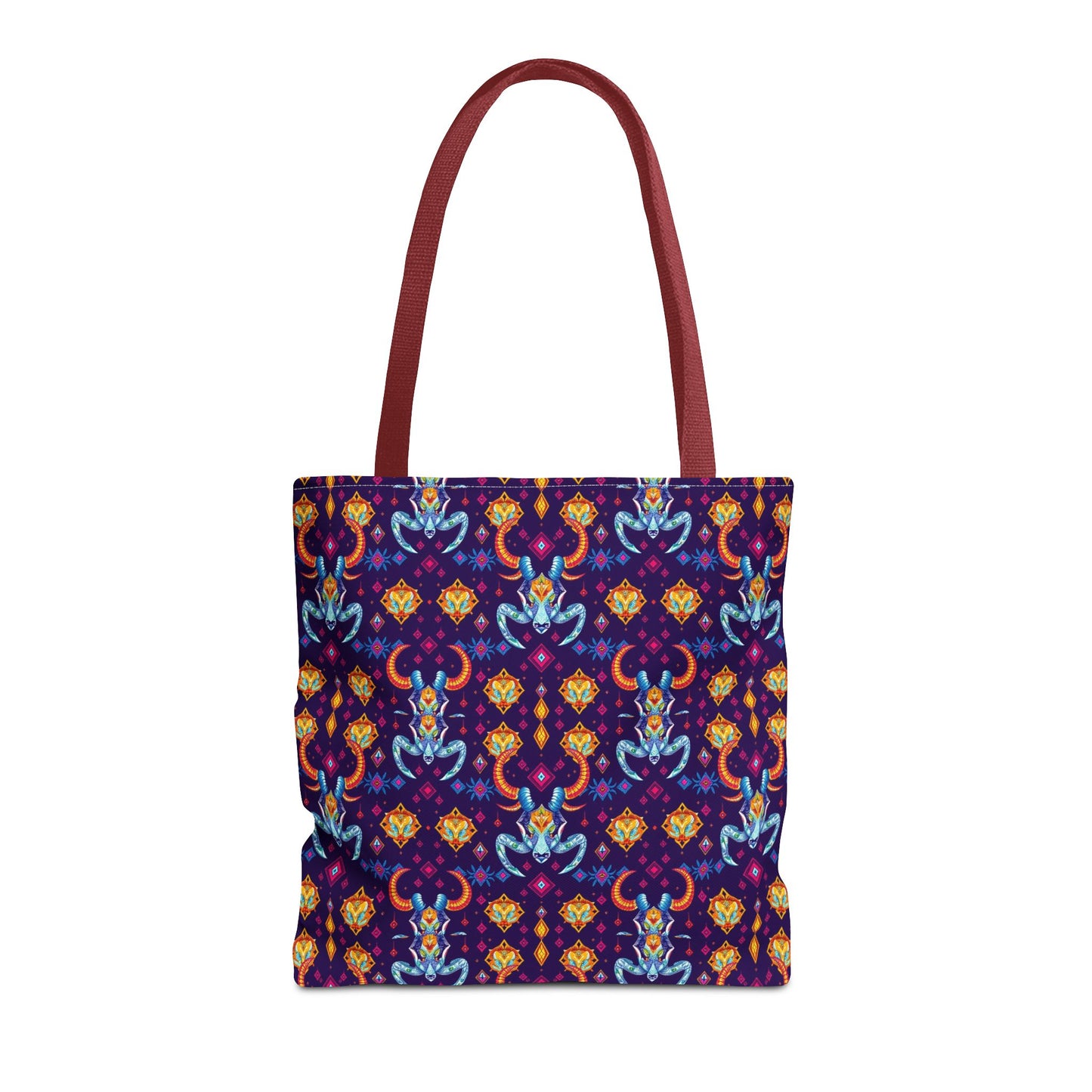 Tote Bag (AOP), Taurus, Zodiac, Jewel Pattern