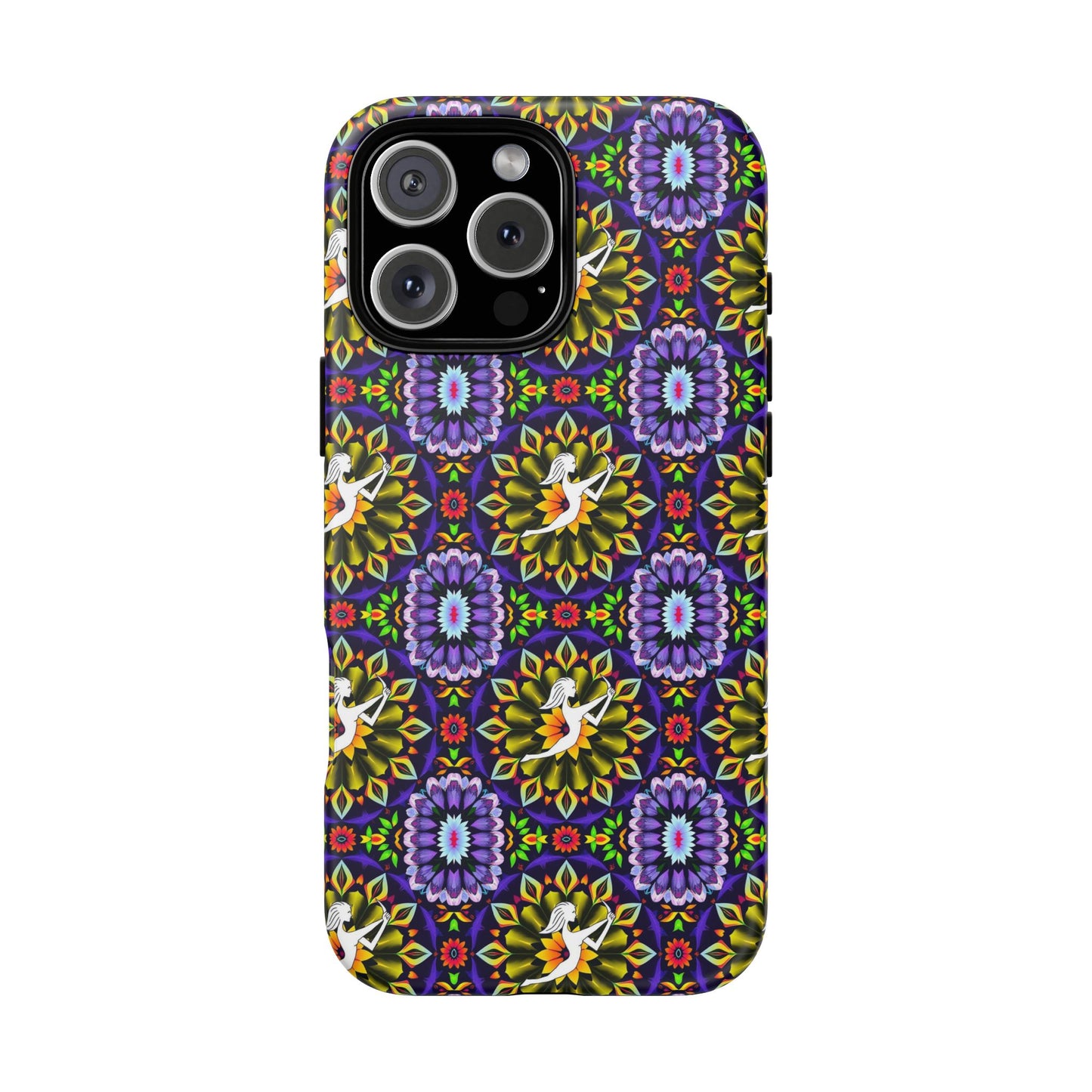 Tough Cases, Sagittarius, Zodiac v1, Flower Pattern