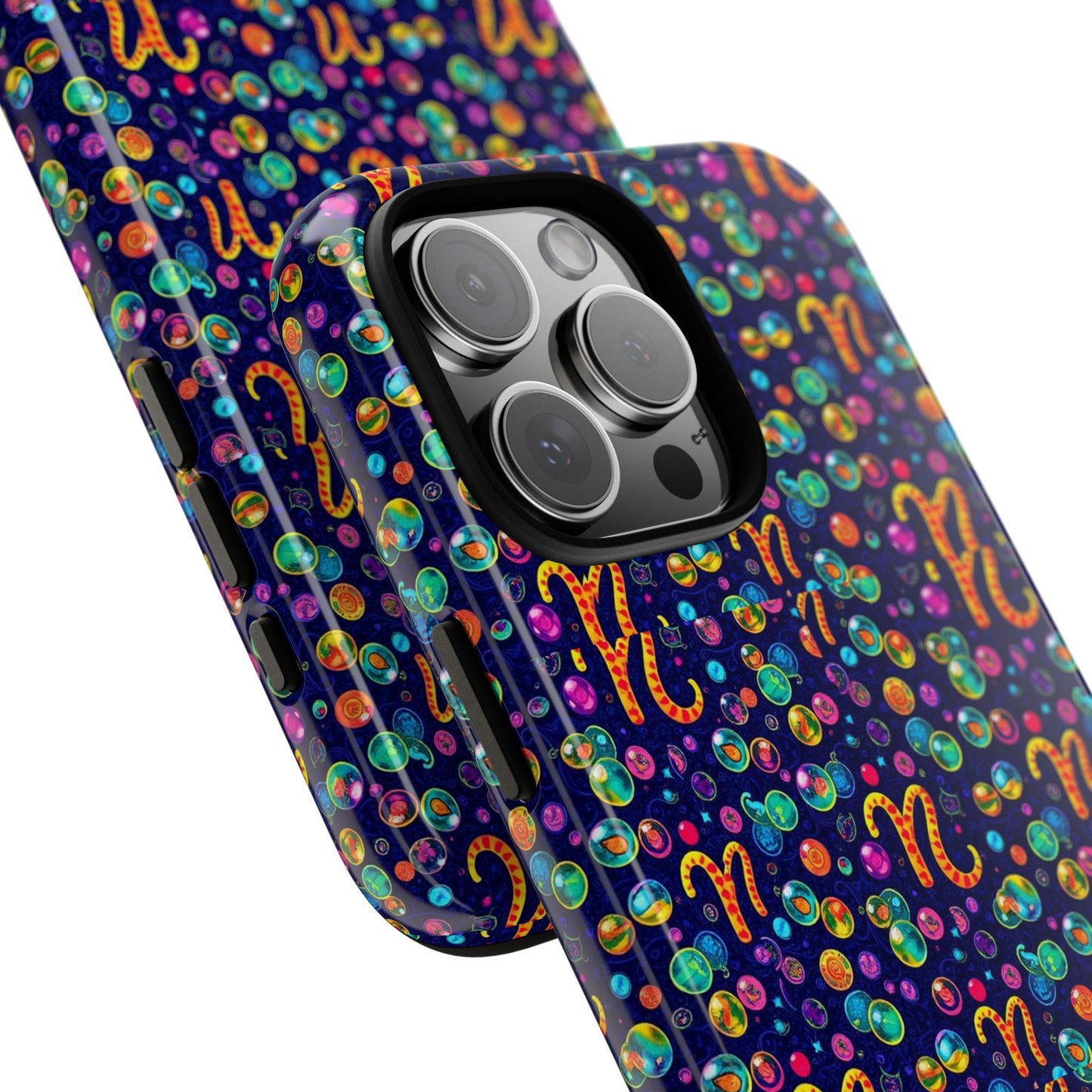 Tough Cases, Aquarius, Zodiac, Bubble Pattern