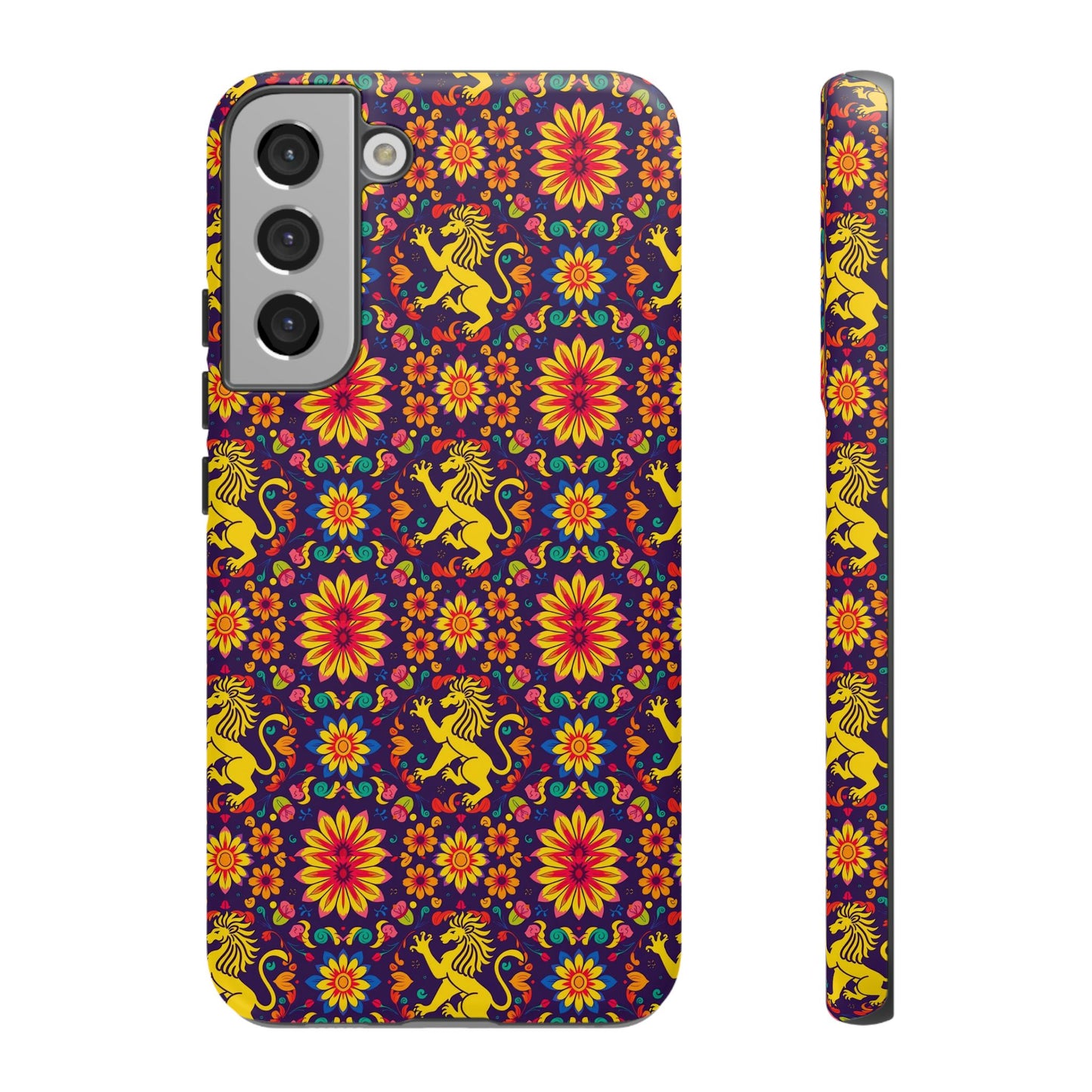 Tough Cases, Leo, Zodiac, Flower Pattern
