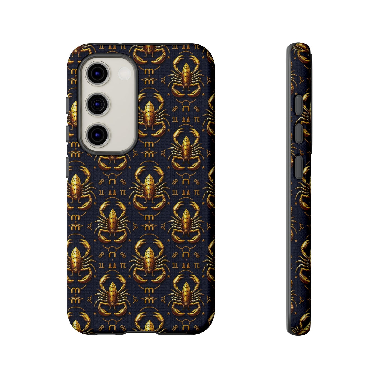 Tough Cases, Scorpio, Zodiac, Metal Pattern