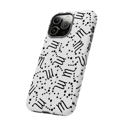 Tough Cases with the Scorpio Zodiac sign for iPhone, Samsung Galaxy, and Google Pixel devices