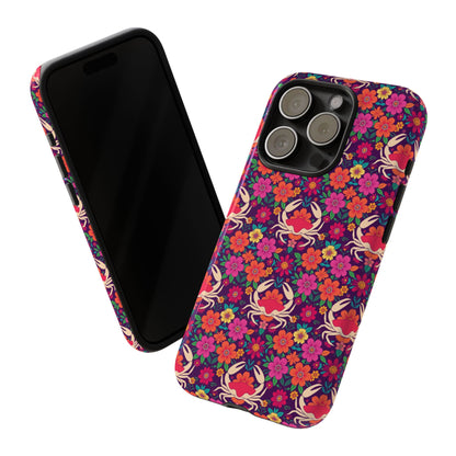 Tough Cases, Cancer, Zodiac v1, Flower Pattern