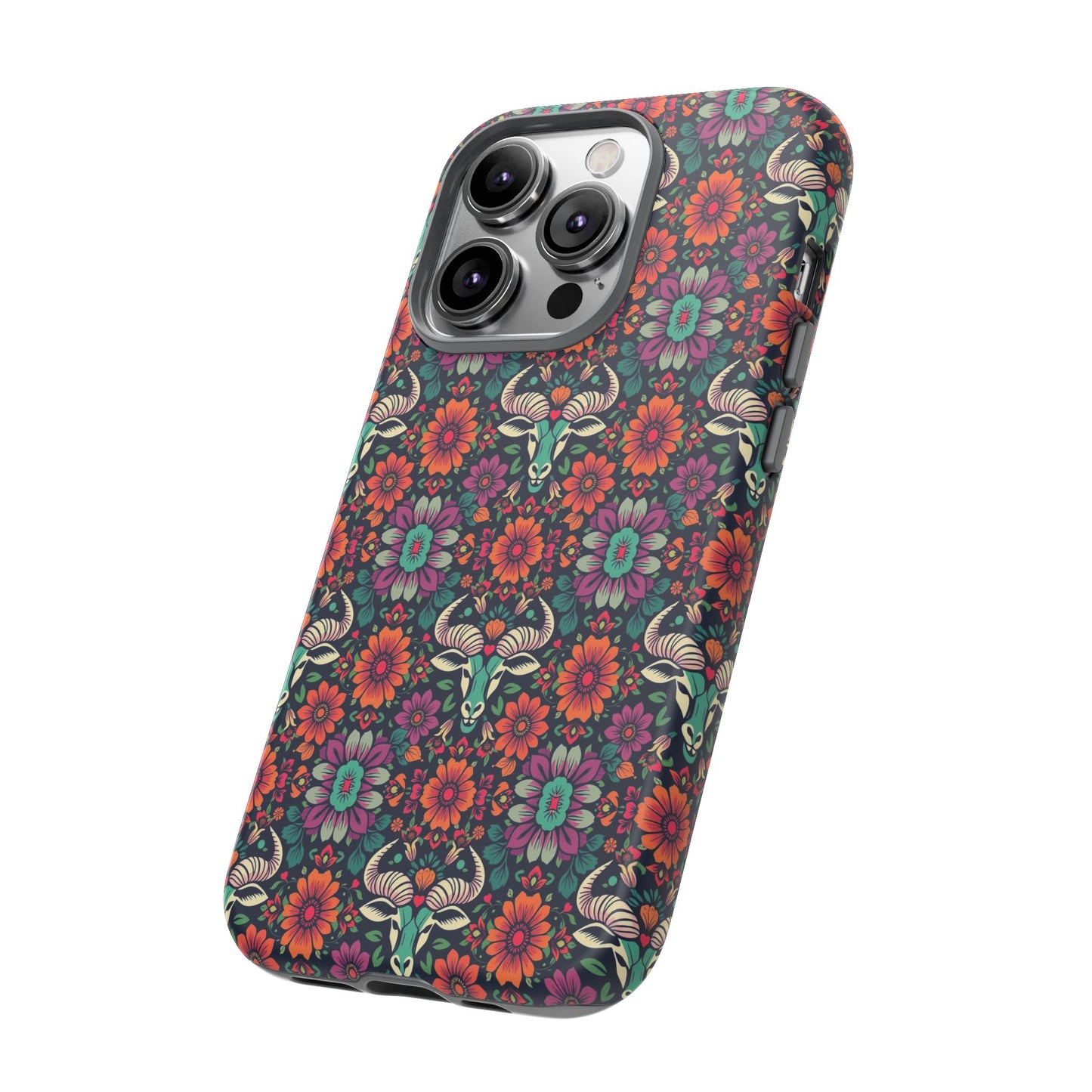 Tough Cases, Taurus, Zodiac v4, Flower Pattern