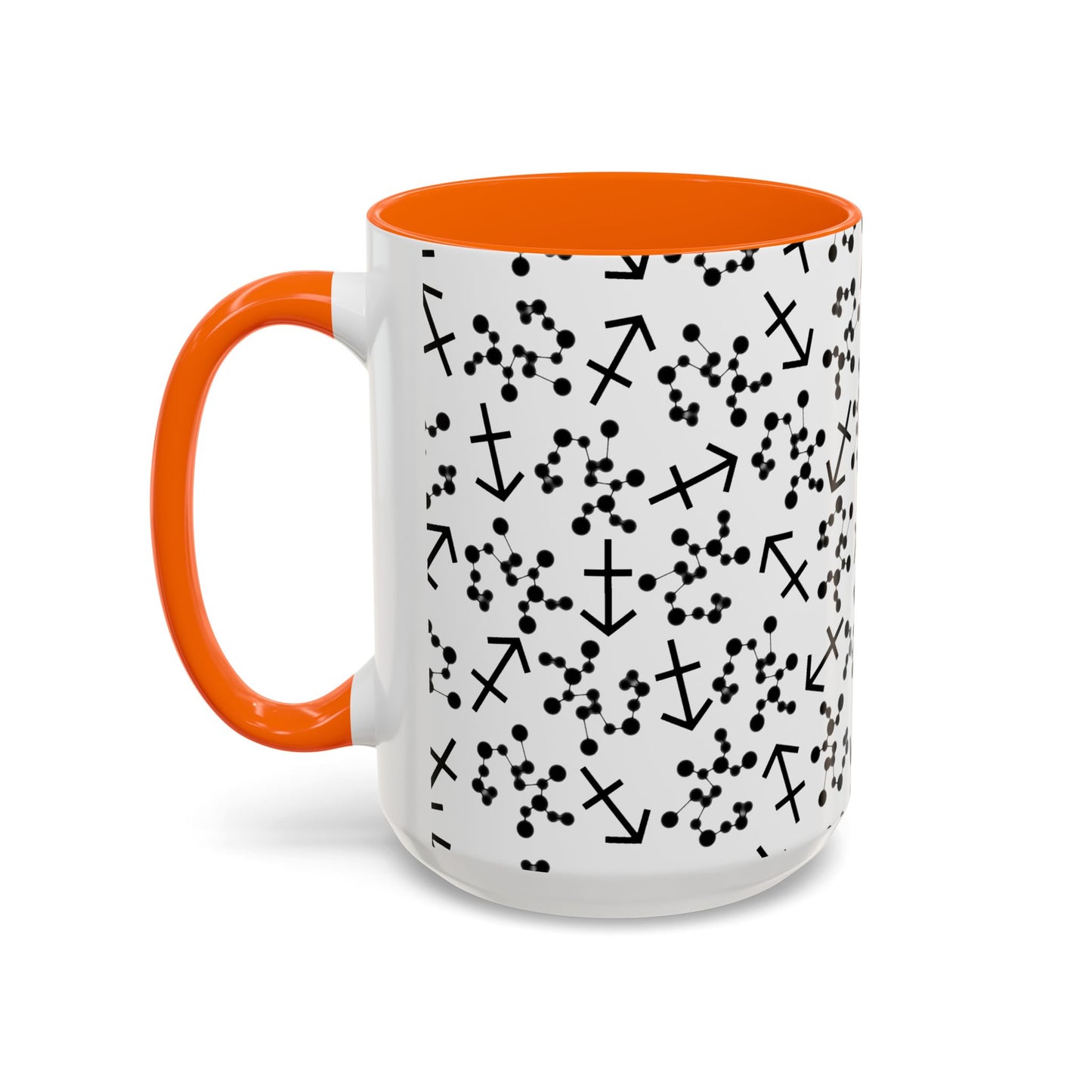 Accent Coffee Mug with the Sagittarius sign (11, 15oz)