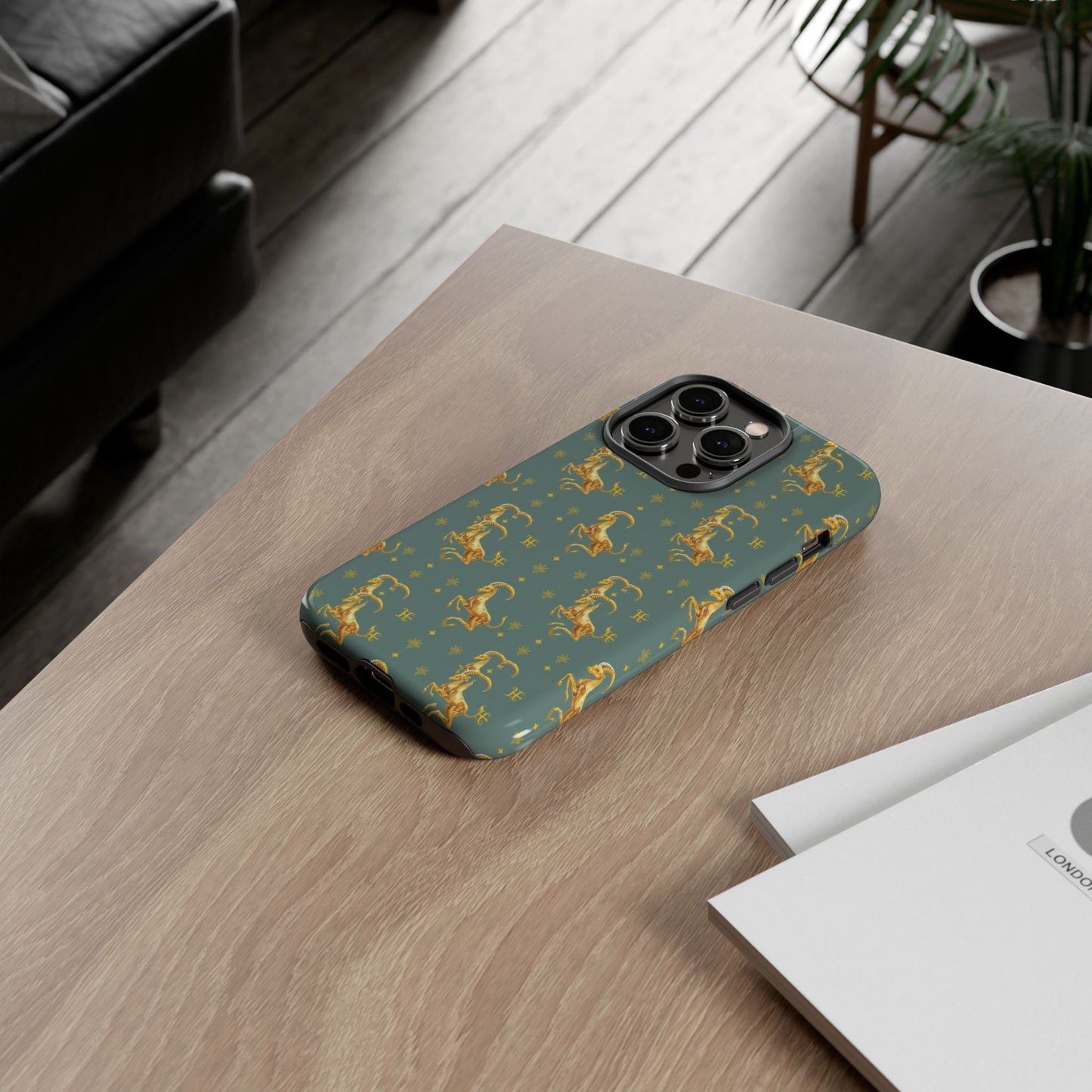 Tough Cases, Capricorn, Zodiac v1, Metal Pattern