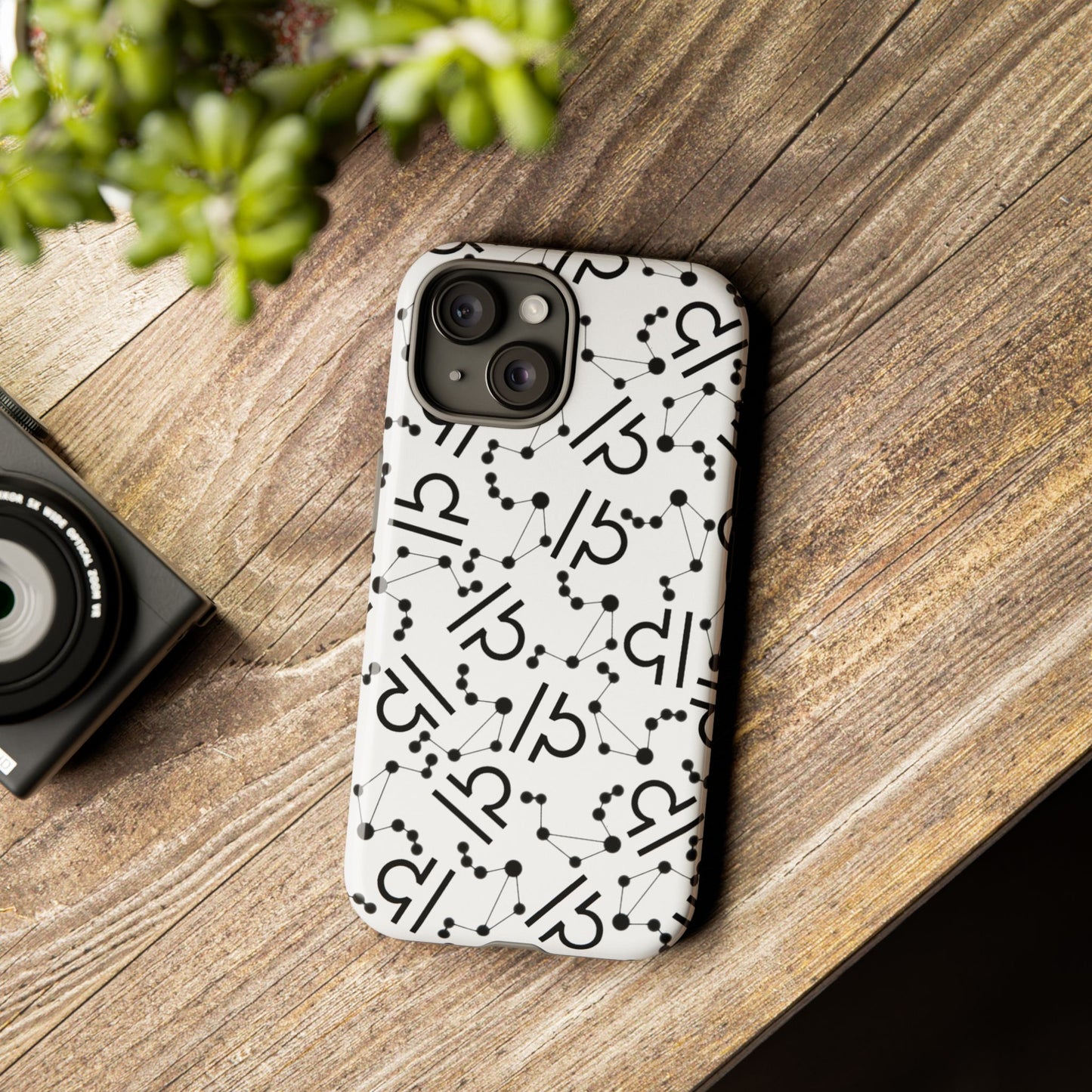 Tough Cases with the Libra Zodiac sign for iPhone, Samsung Galaxy, and Google Pixel devices