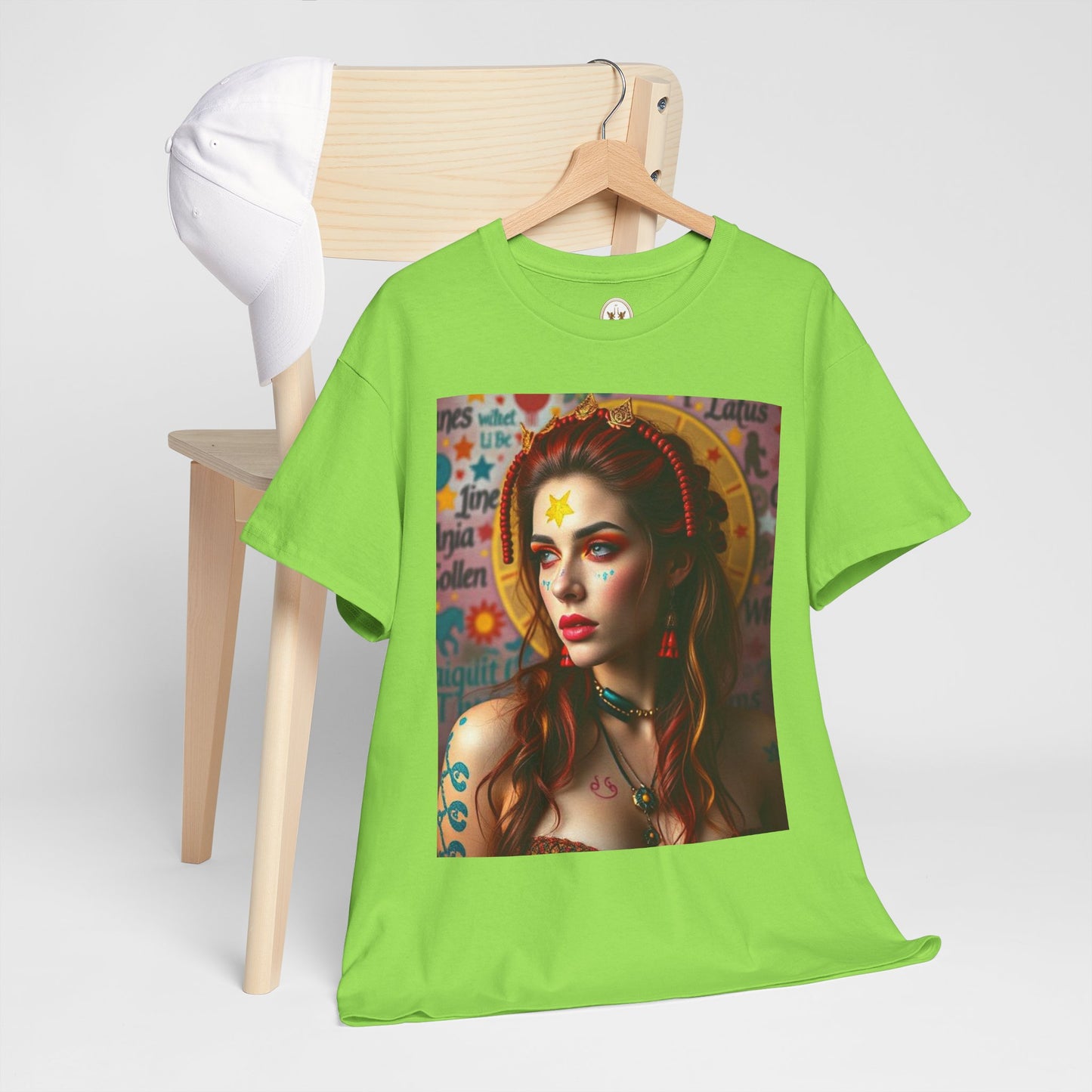 Unisex Heavy Cotton T-Shirt, Sagittarius, Zodiac, Sexy Art