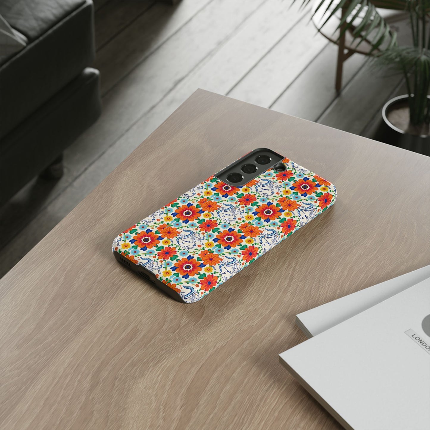 Tough Cases, Virgo, Zodiac v4, Flower Pattern