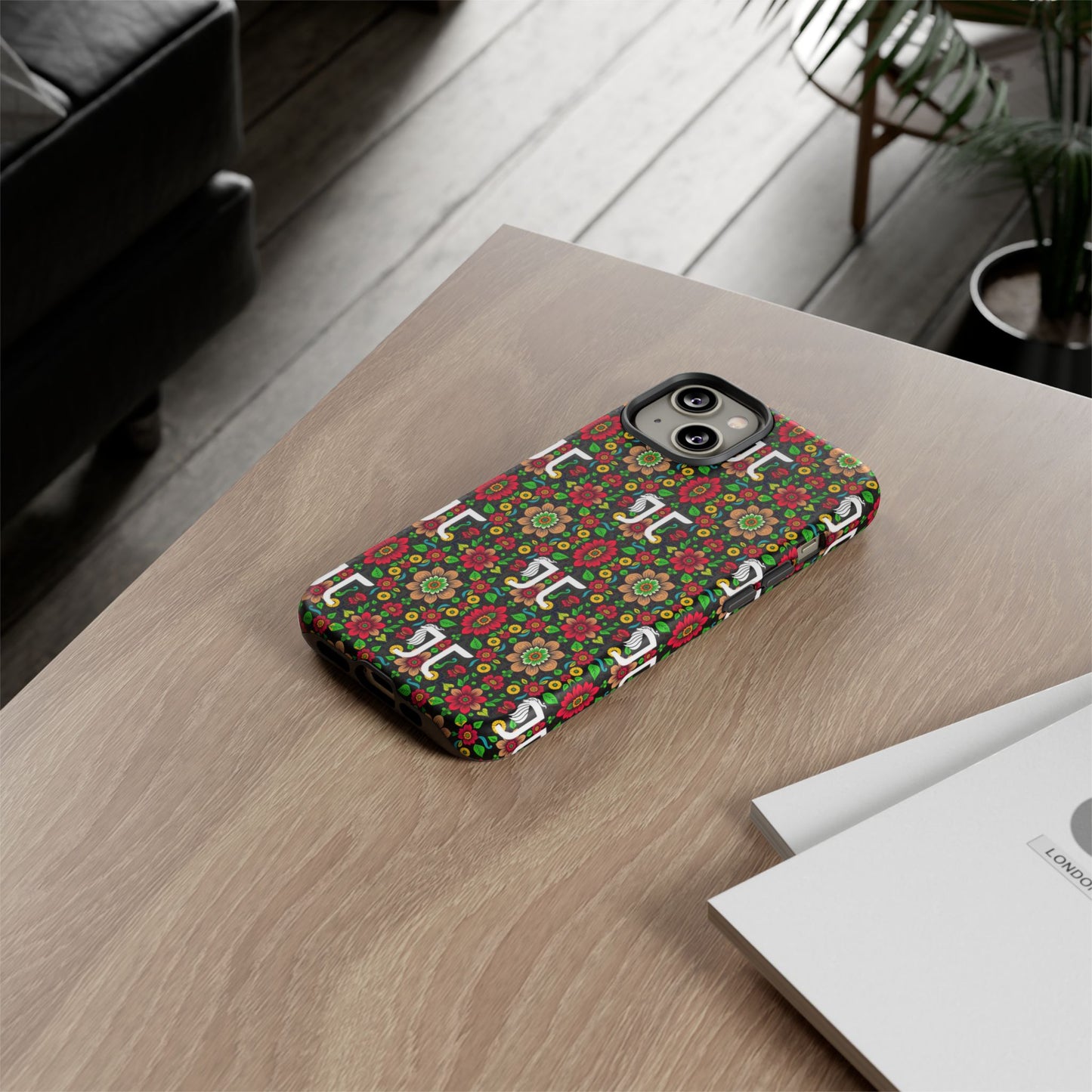 Tough Cases, Gemini, Zodiac v4, Flower Pattern