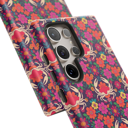 Tough Cases, Cancer, Zodiac v1, Flower Pattern