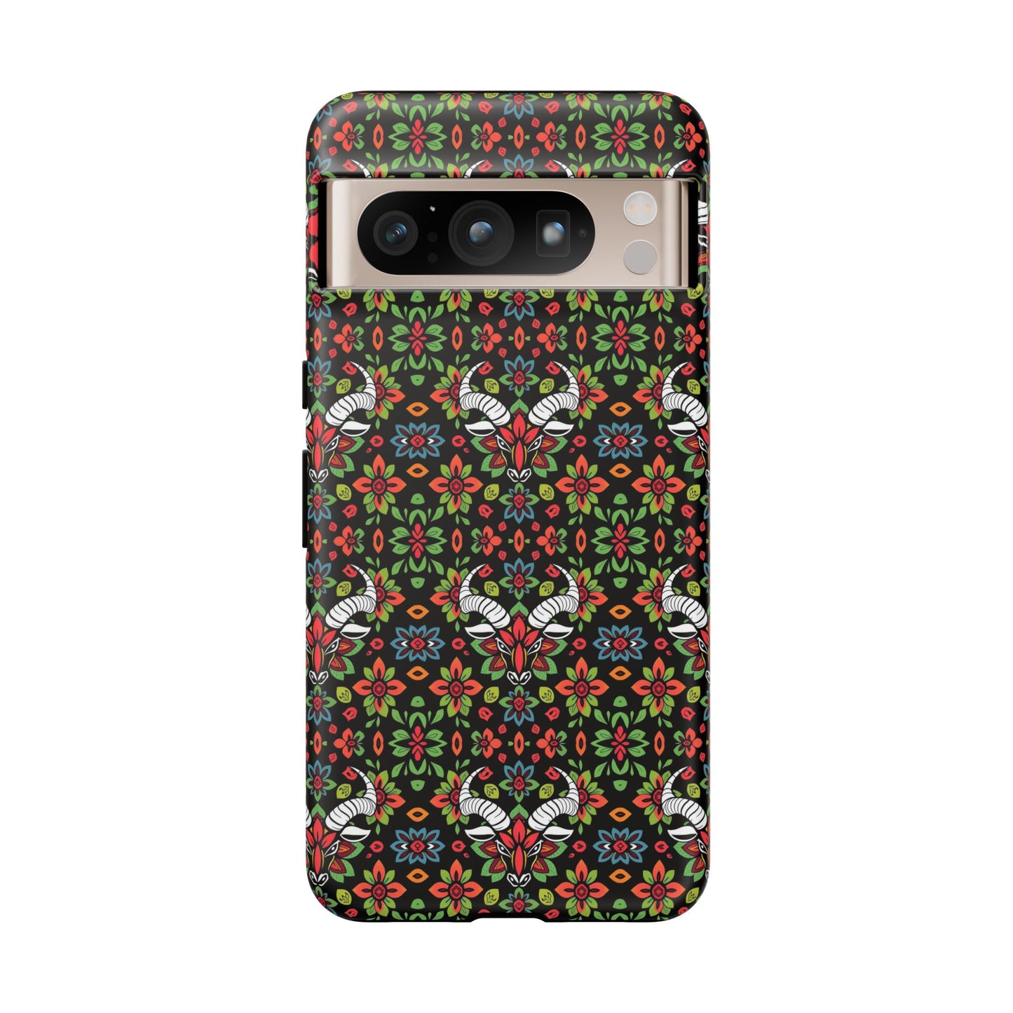 Tough Cases, Taurus, Zodiac v2, Flower Pattern