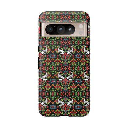 Tough Cases, Taurus, Zodiac v2, Flower Pattern