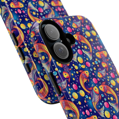 Tough Cases, Pisces, Zodiac, Bubble Pattern