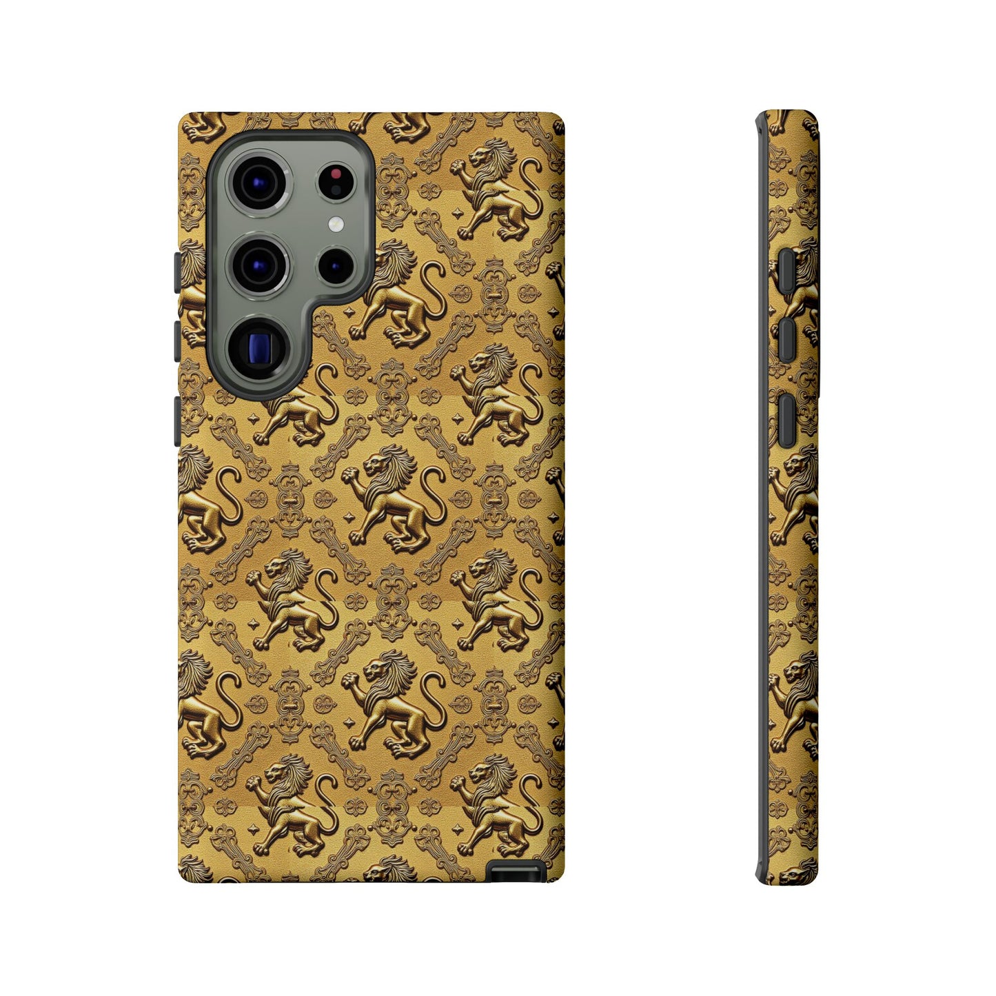 Tough Cases, Leo, Zodiac, Metal Pattern