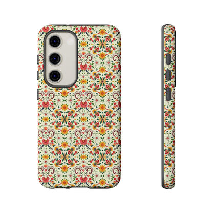 Tough Cases, Aries, Zodiac, Flower Pattern