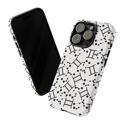Tough Cases with the Gemini Zodiac sign for iPhone, Samsung Galaxy, and Google Pixel devices