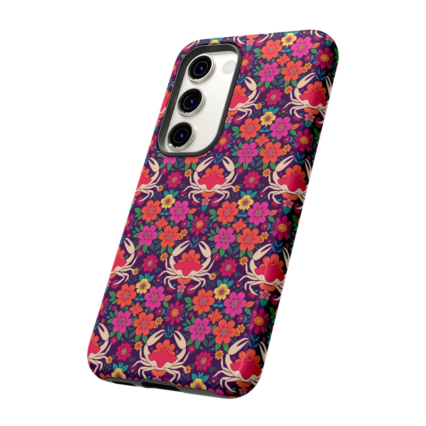 Tough Cases, Cancer, Zodiac v1, Flower Pattern
