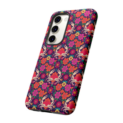 Tough Cases, Cancer, Zodiac v1, Flower Pattern