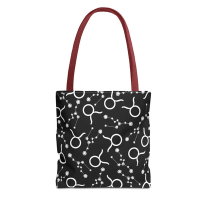 Tote Bag Taurus Zodiac sign AOP