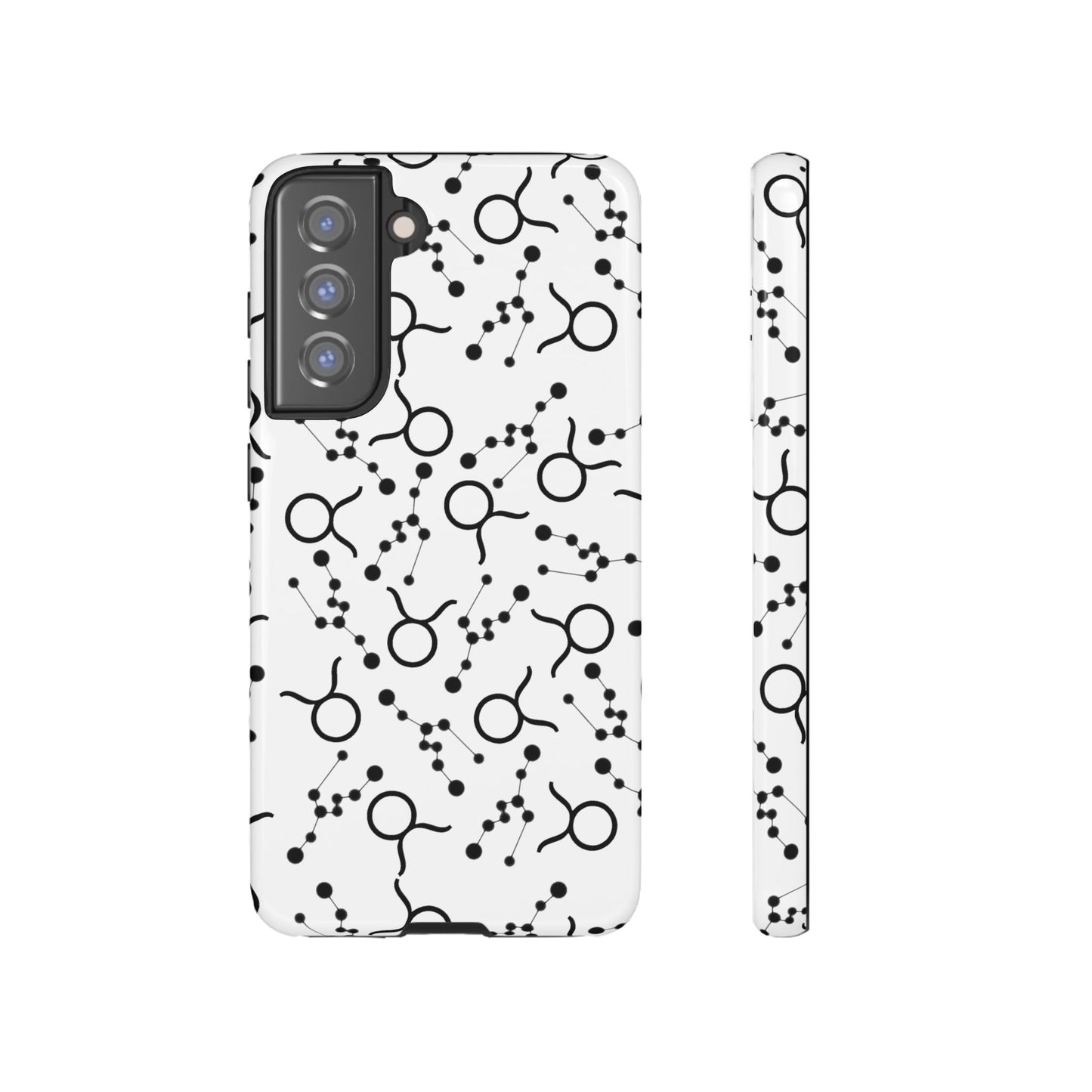 Tough Cases with the Taurus Zodiac sign for iPhone, Samsung Galaxy, and Google Pixel devices