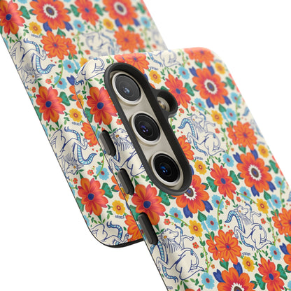 Tough Cases, Virgo, Zodiac v4, Flower Pattern