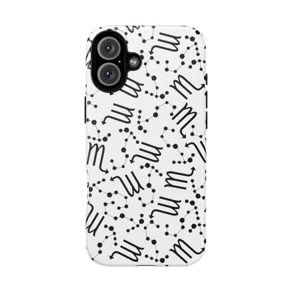 Tough Cases with the Scorpio Zodiac sign for iPhone, Samsung Galaxy, and Google Pixel devices