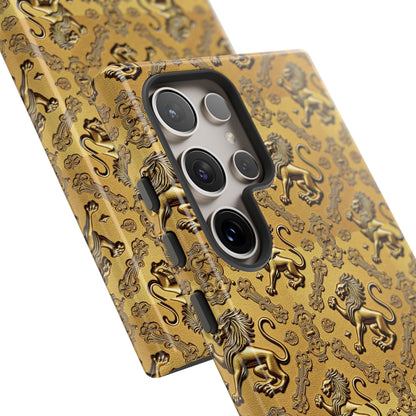 Tough Cases, Leo, Zodiac, Metal Pattern