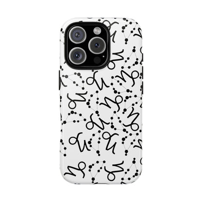 Tough Cases with the Capricorn Zodiac sign for iPhone, Samsung Galaxy, and Google Pixel devices